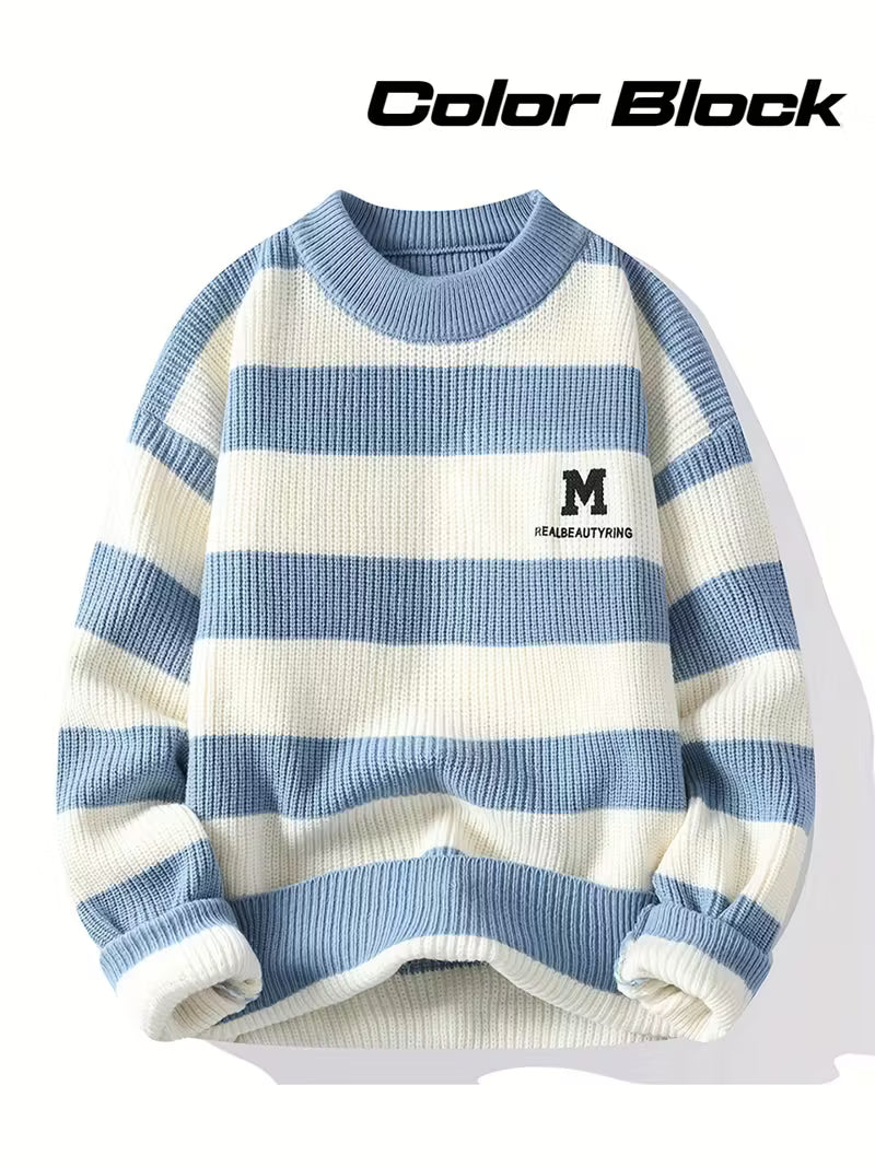 Men’s Bold Street Knit Pullover — Modern Warmth. Effortless Cool. ❄️
