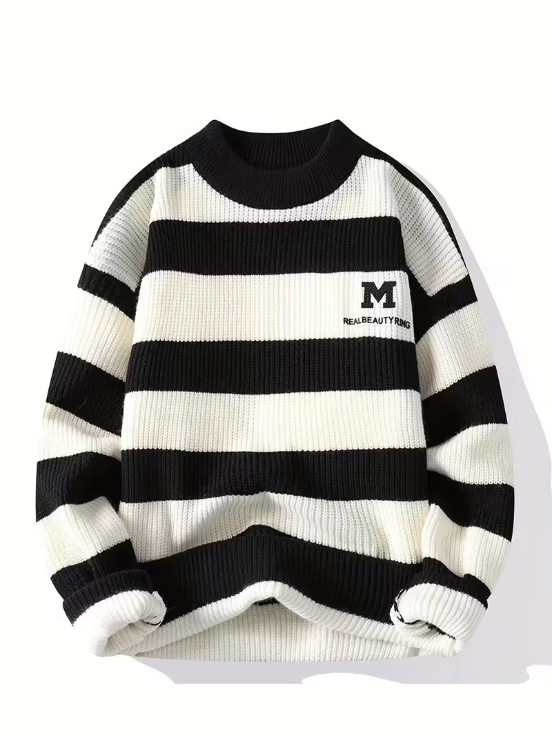 Men’s Bold Street Knit Pullover — Modern Warmth. Effortless Cool. ❄️