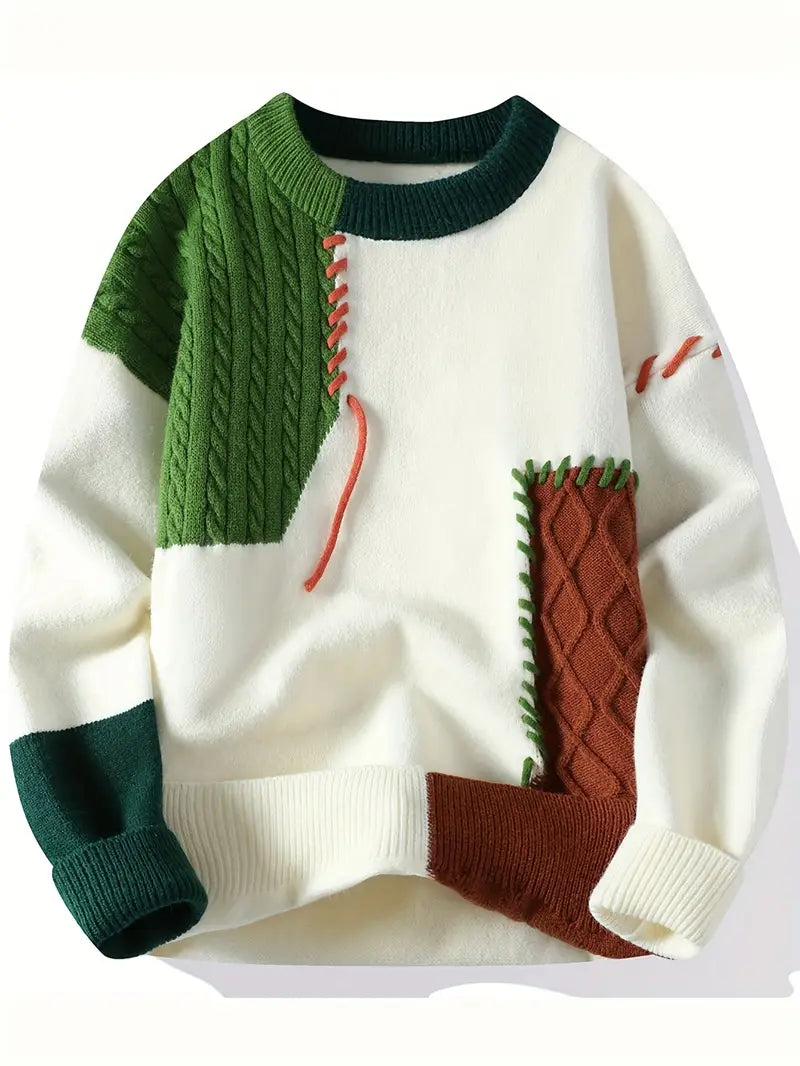Men's Classic Winter Knit Sweater — Premium Comfort, Timeless Style ❄️