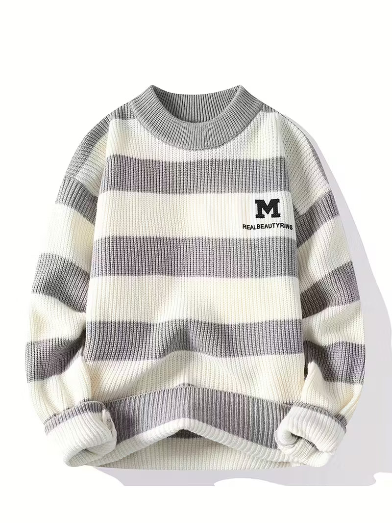 Men’s Bold Street Knit Pullover — Modern Warmth. Effortless Cool. ❄️