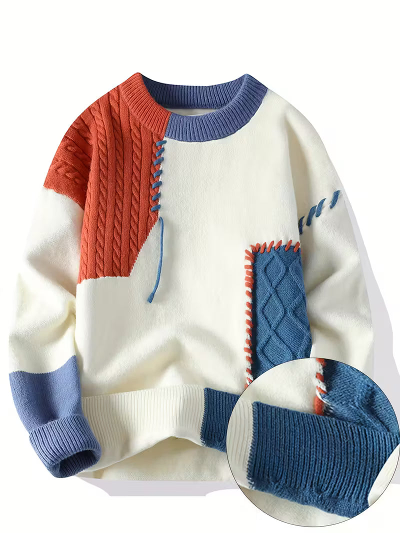 Men's Classic Winter Knit Sweater — Premium Comfort, Timeless Style ❄️