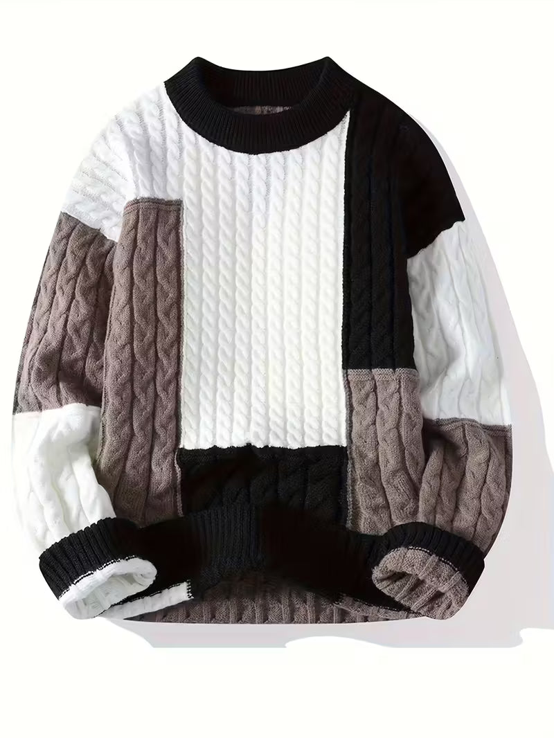 Men’s Modern Winter Pullover — Smart Fit, Cozy Feel, Premium Style