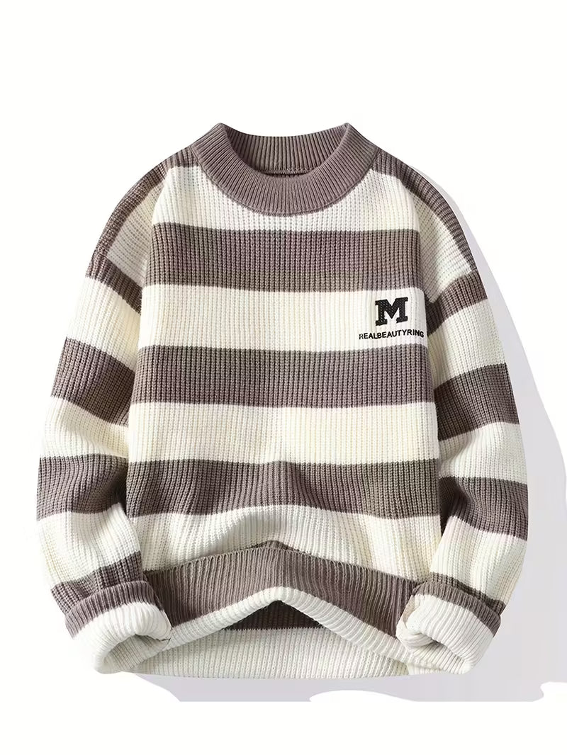 Men’s Bold Street Knit Pullover — Modern Warmth. Effortless Cool. ❄️