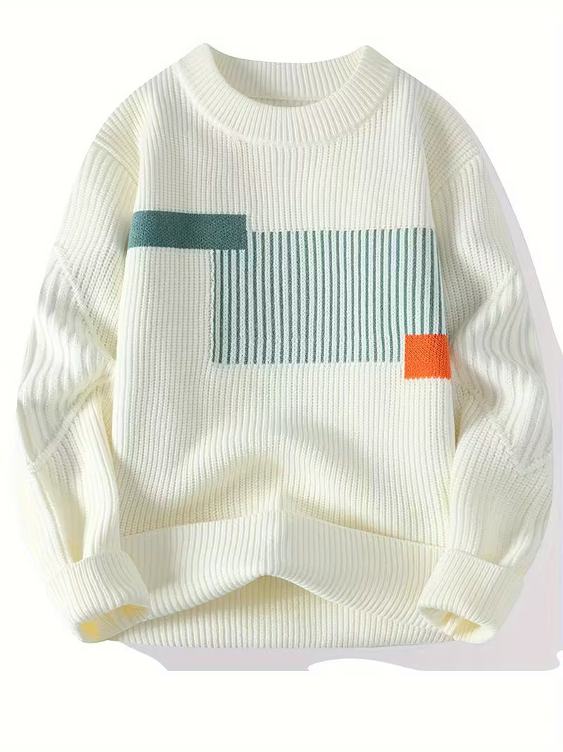 Men’s Luxe Knit Pullover — Modern Warmth, Effortless Class