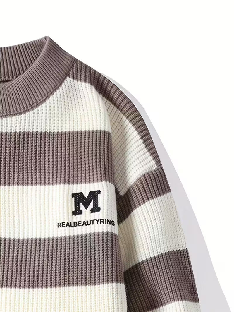 Men’s Bold Street Knit Pullover — Modern Warmth. Effortless Cool. ❄️