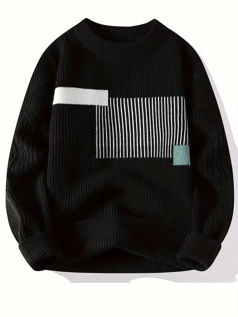 Men’s Luxe Knit Pullover — Modern Warmth, Effortless Class