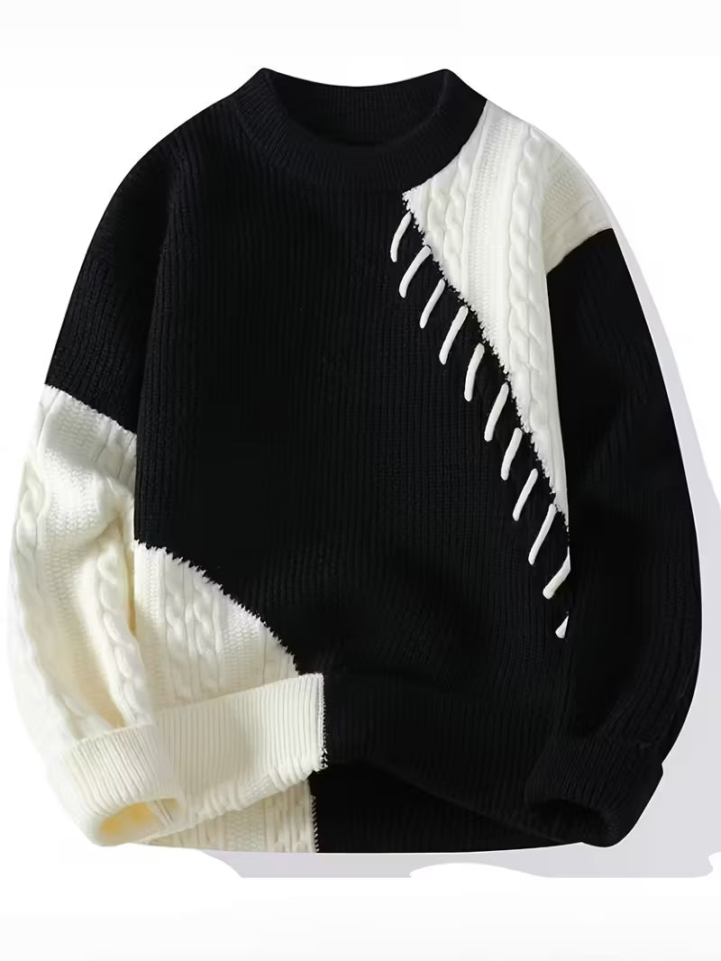 Men’s Elegant Knit Pullover — Timeless Style, Unmatched Comfort