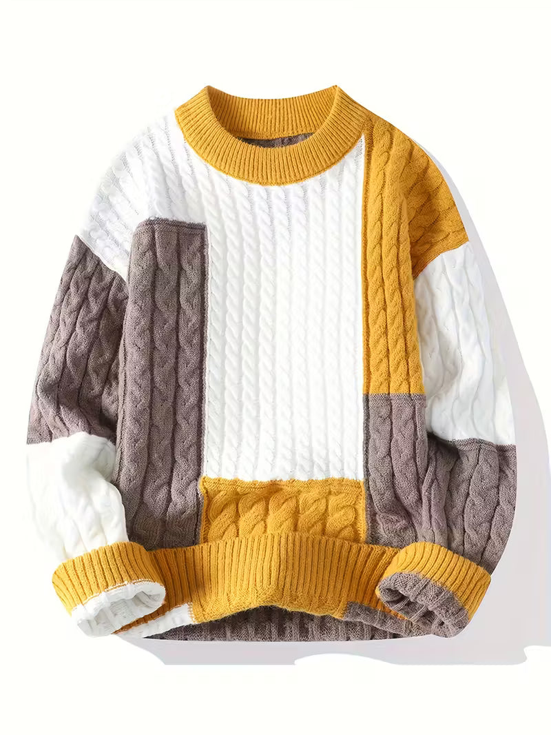 Men’s Modern Winter Pullover — Smart Fit, Cozy Feel, Premium Style
