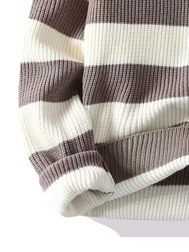 Men’s Bold Street Knit Pullover — Modern Warmth. Effortless Cool. ❄️