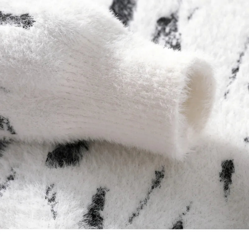 Brand Clothing High Quality Fashion Sweatersmale Loose Casual Knitted Pulloverman Casual Round Neck Sweaters M3Xl