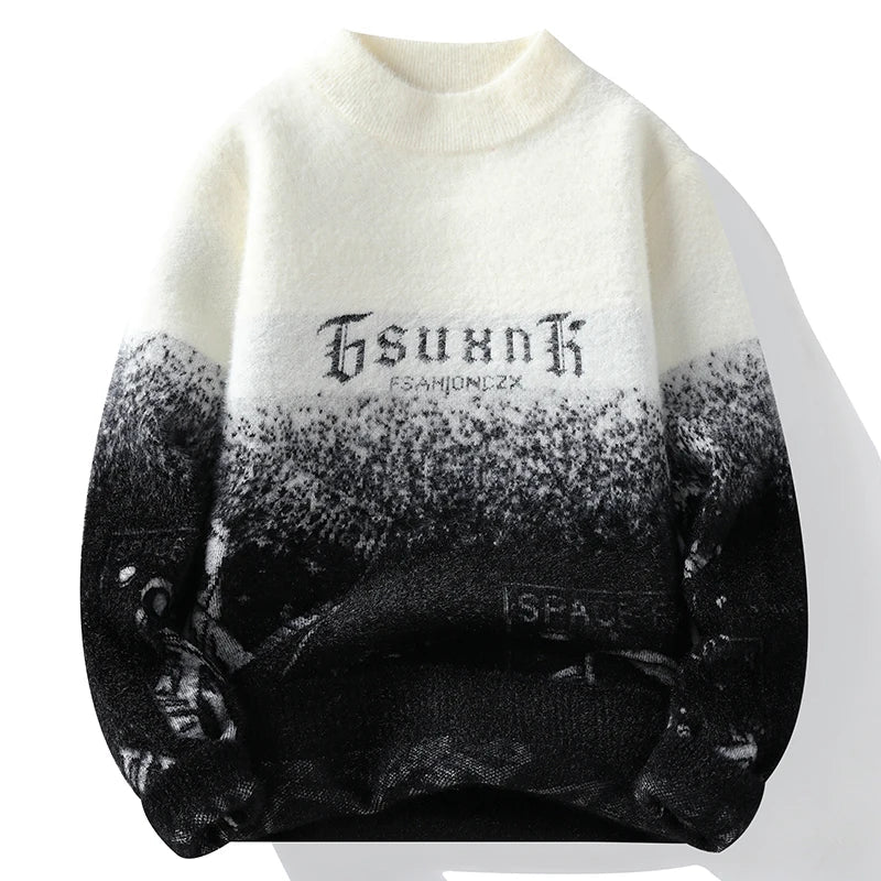 Pullovers Mens Clothing Sweater For Men Autumn Fashion Mens Sweatshirt Knit Casual Hombre Warm Solid Spring Male Streetwear