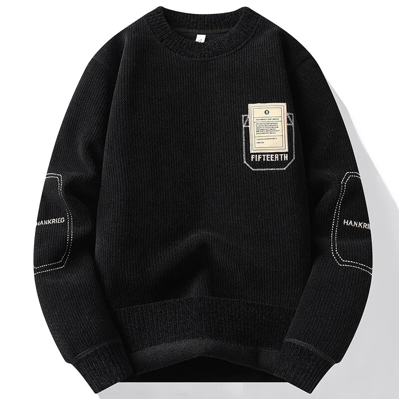 Mens Fashion Thick Hoodie Embroidery Pullover Fleece Lined Mens Winter Clothes Elegant Luxury Brand White Green Pullovers