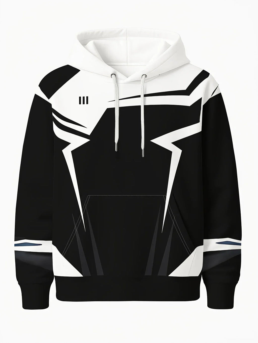 Modern Streetwear Hoodie Plus Size Mens 3D Contrast Lettering Zipup Dotted Graphic Machine Washable Big Tall
