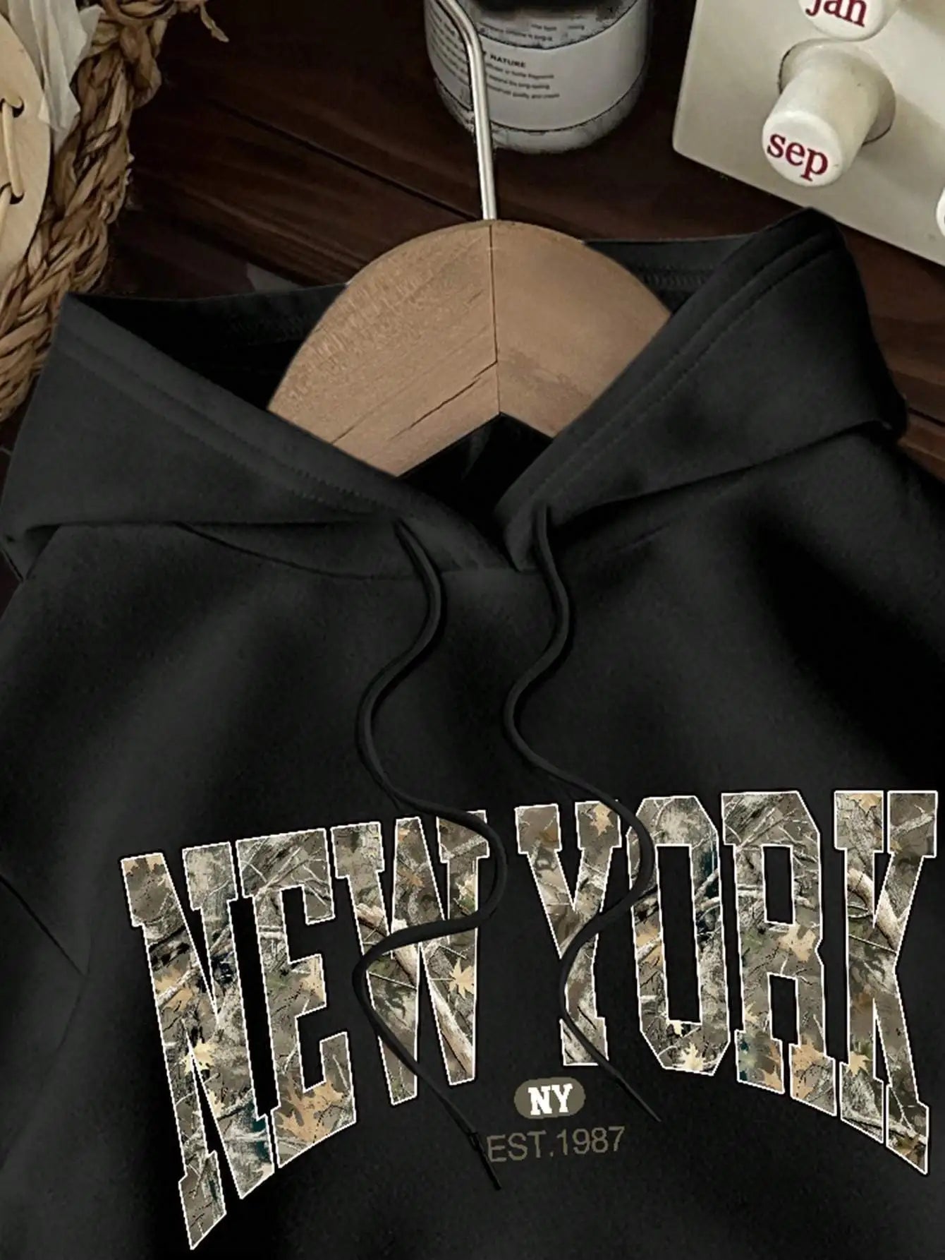 Cozy Men's Hoodie With Street Style Edge