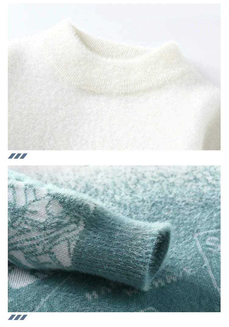 Pullovers Mens Clothing Sweater For Men Autumn Fashion Mens Sweatshirt Knit Casual Hombre Warm Solid Spring Male Streetwear
